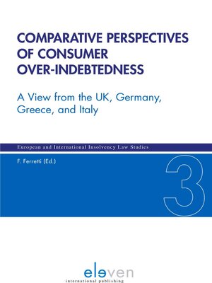 cover image of Comparative Perspectives of Consumer Over-Indebtedness